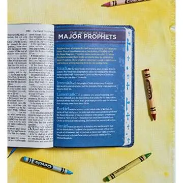 KJV Kids Bible, Royal Blue LeatherTouch, Red Letter, Presentation Page, Study Helps for Children, Full-Color Inserts and Maps, Easy-to-Read Bible MCM Type