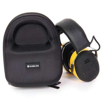 Caseling Hard Case for 3M WorkTunes Hearing Protector