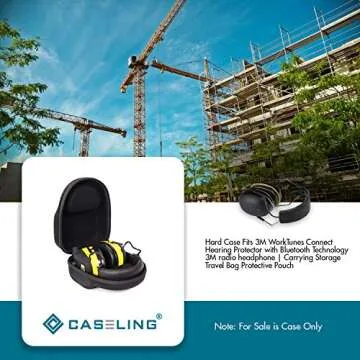 Caseling Hard Case for 3M WorkTunes Hearing Protector