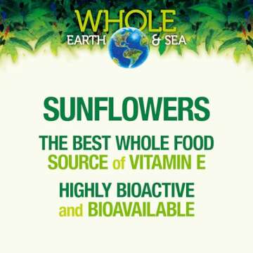 Whole Earth & Sea Non-GMO Sunflower Vitamin E Supplement