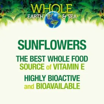 Whole Earth & Sea Non-GMO Sunflower Vitamin E Supplement