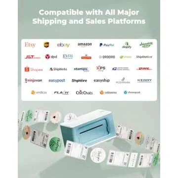 MUNBYN Bluetooth Thermal Label Printer 941B for Shipping