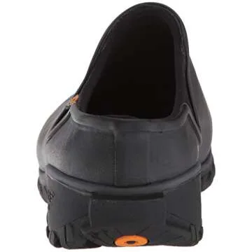 BOGS Women's Sauvie Chelsea Waterproof Garden Rain Boot, Black, 9 Medium US