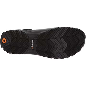 BOGS Women's Sauvie Chelsea Waterproof Garden Rain Boot, Black, 9 Medium US