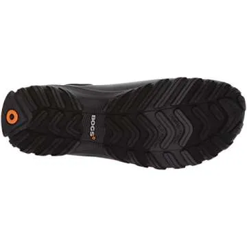 BOGS Women's Sauvie Chelsea Waterproof Garden Rain Boot, Black, 9 Medium US