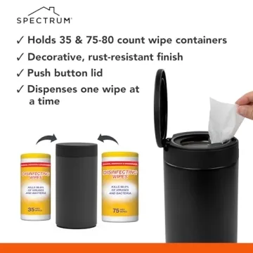 Spectrum Disinfecting Wipes Holder - Stylish & Practical