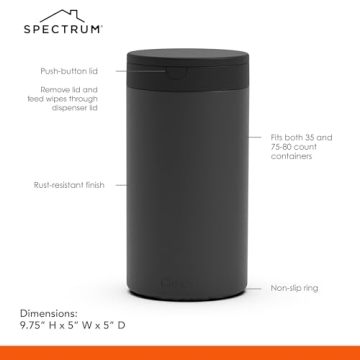 Spectrum Disinfecting Wipes Holder - Stylish & Practical