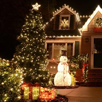 TW SHINE 20FT Warm White Christmas Lights for Outdoor