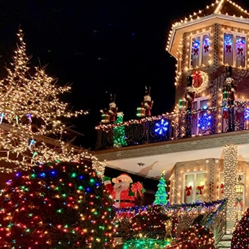 TW SHINE 20FT Warm White Christmas Lights for Outdoor