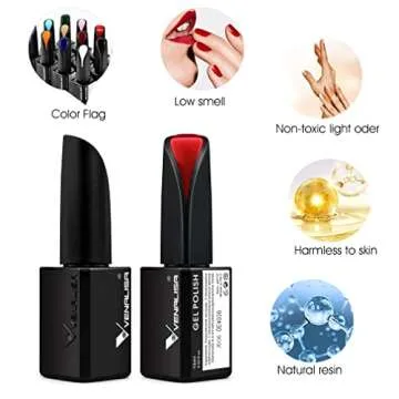 VENALISA Red Gel Nail Polish for Salon-Quality Home Manicures