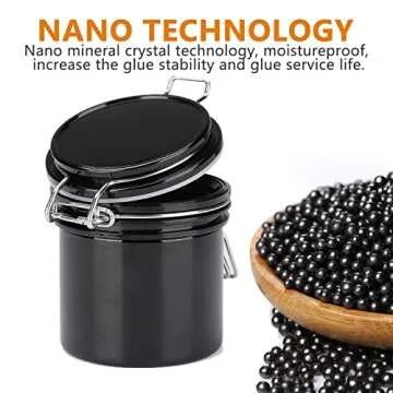 Eyelash Glue Storage Tank, TEOYALL Leak Proof Lash Adhesive Container Organizer for Grafting Eyelash Extension Supplies