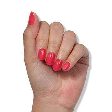 LONDONTOWN Nail Veil #8 Enhancing Sheer Poppy Red Polish