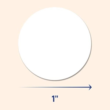 High-Quality 1" Round Matte Stickers for Easy Labeling