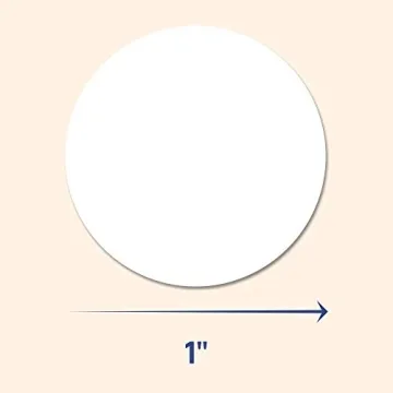 High-Quality 1" Round Matte Stickers for Easy Labeling