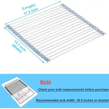 Seropy Roll-Up Dish Drying Rack Kitchen Space Saver