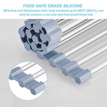 Seropy Roll-Up Dish Drying Rack Kitchen Space Saver