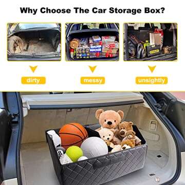 Versatile Folding Organizer for SUV or Garage Storage