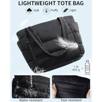 Lightweight Puffy Tote Bag for Women - Bagstellar