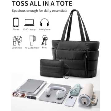 Lightweight Puffy Tote Bag for Women - Bagstellar