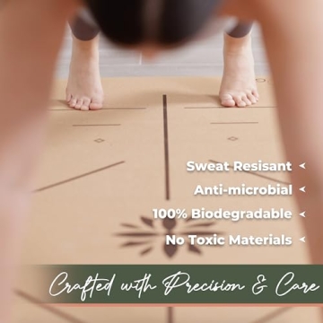Premium Eco-Friendly Cork Yoga Mat with Support