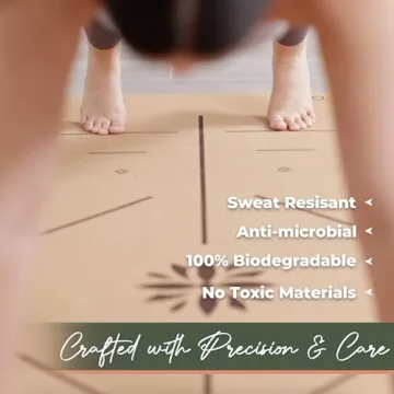 Premium Eco-Friendly Cork Yoga Mat with Support