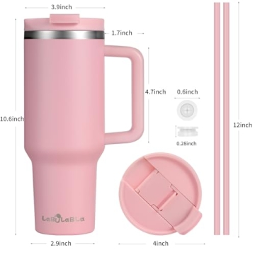 Labulabla 40oz Tumbler - Insulated and Leak Proof