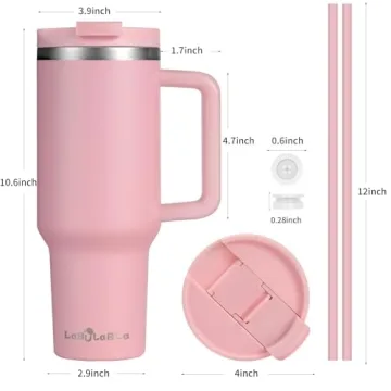 Labulabla 40oz Tumbler - Insulated and Leak Proof