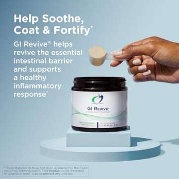 Designs for Health GI Revive Gut Health Powder - L Glutamine & Citrus Pectin for Digestive Health + ...