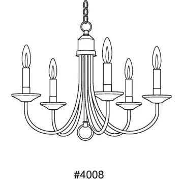 Stylish Progress Lighting P4008-31 Chandelier for Home