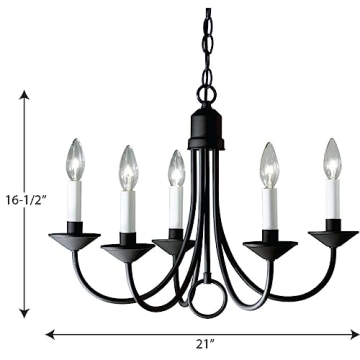 Stylish Progress Lighting P4008-31 Chandelier for Home