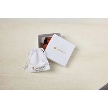 gorjana Women's Wilshire Charm Adjustable Necklace, 18k Gold Plated, Interlocking Circle Pendant