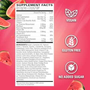 EHP Labs OxyShred Pre Workout Powder - Preworkout Powder with L Glutamine & Acetyl L Carnitine, Ener...