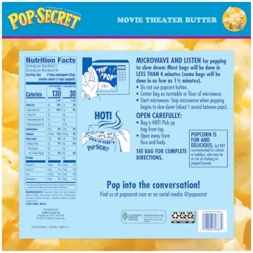 Pop Secret Movie Theater Butter Microwave Popcorn