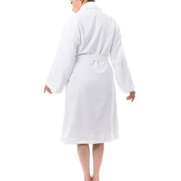 Alpine Swiss Blair Women's Plush Cotton Bathrobe - Luxury Comfort