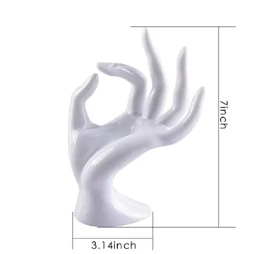 Chic Jewelry Display Hand Ring Holder - Stylish Organizer