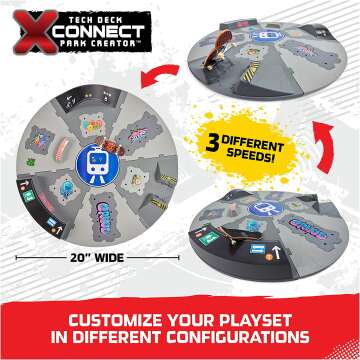 Motorized Skate Park with Exclusive Fingerboard