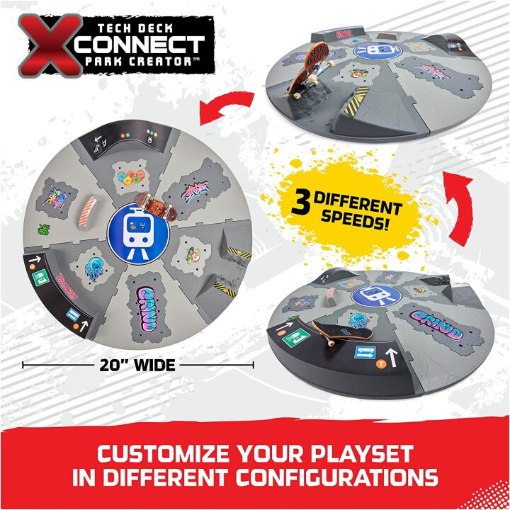 Motorized Skate Park with Exclusive Fingerboard