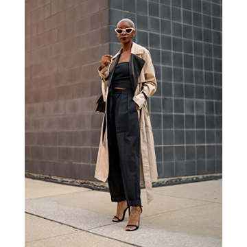 Stylish Women's Hummus Trench Coat - The Drop by @signedblake