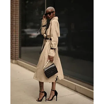 Stylish Women's Hummus Trench Coat - The Drop by @signedblake