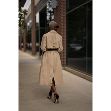 Stylish Women's Hummus Trench Coat - The Drop by @signedblake