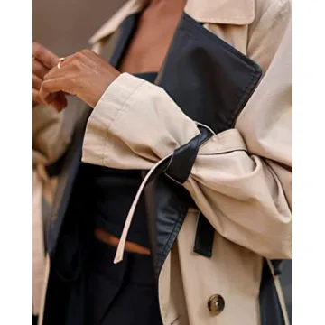 Stylish Women's Hummus Trench Coat - The Drop by @signedblake