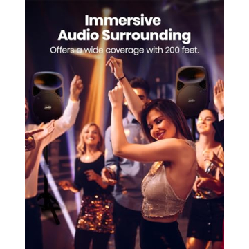 Moukey 800W PA System with Bluetooth & Microphone