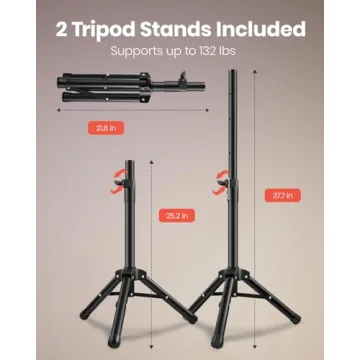 Moukey 800W PA System with Bluetooth & Microphone