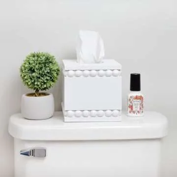 AuldHome Design Rustic Tissue Box Holder - Elegant Style