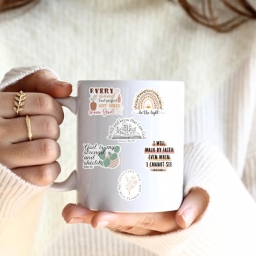 50 PCS Waterproof Jesus Bible Sticker Set for Everyone