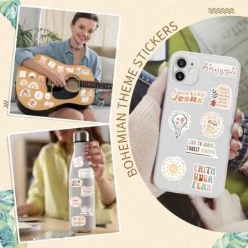 50 PCS Waterproof Jesus Bible Sticker Set for Everyone