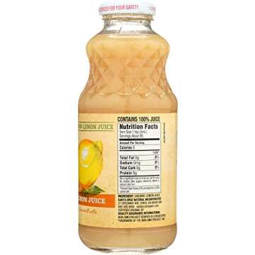 Santa Cruz Lemon Juice - Organic & Refreshing Taste