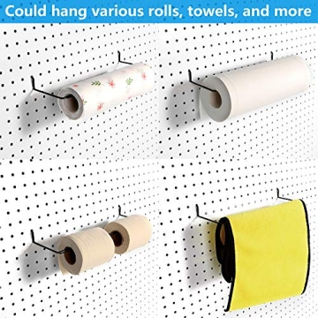 Optimal Pegboard Paper Towel Holder - Versatile and Durable 2 Pack