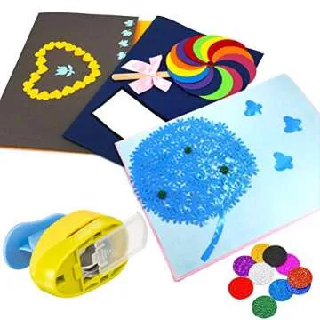 Haploon 4Pcs Paper Punchers for Creative Crafting & Gifting