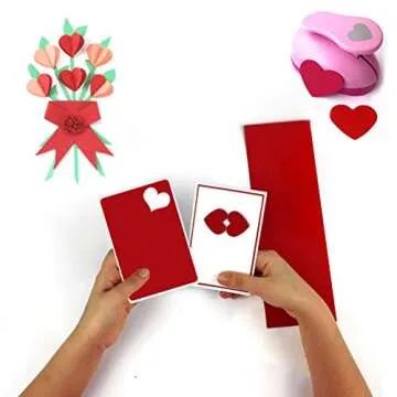 Haploon 4Pcs Paper Punchers for Creative Crafting & Gifting